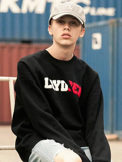 PAPER CUT SWEATSHIRTS-BLACK